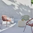 Corfou - Fauteuils de jardin terracotta (x2)