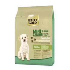 Sensitive droogvoeding hond Mini Senior Eend en aardappel 1 kg