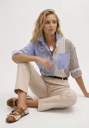 Cotton classic chino pants sand