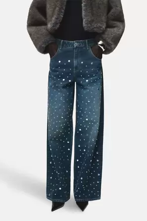 ELINA - mid blue denim