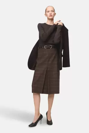 T-shirt met lange mouwen - bruin