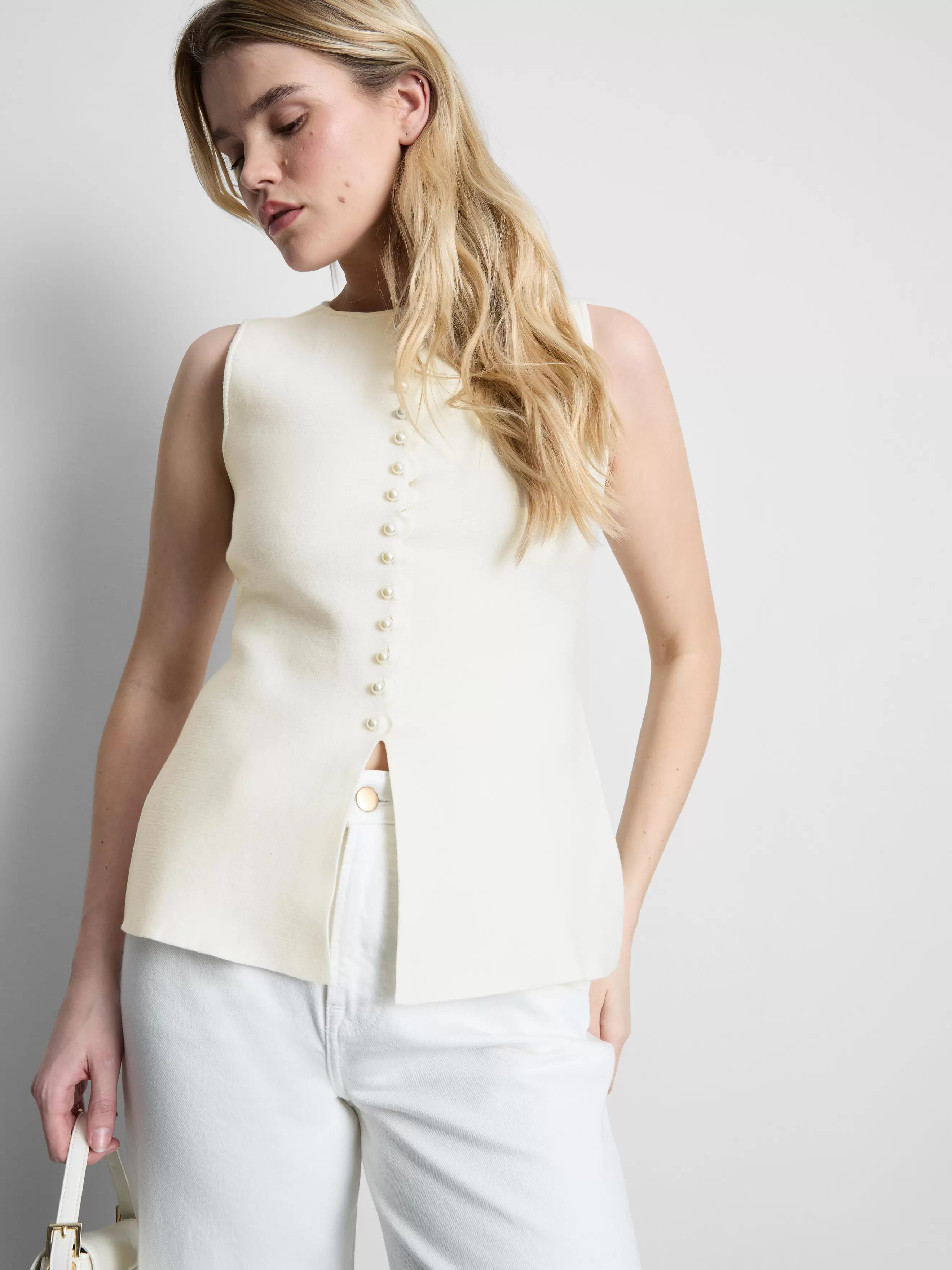 Gilet de costume sculpté à perles