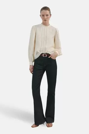 Blouse (lange mouwen) ecru