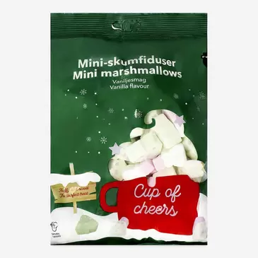 Muñecos de nieve y Navidad Malvaviscos de árbol - Sabor vainilla