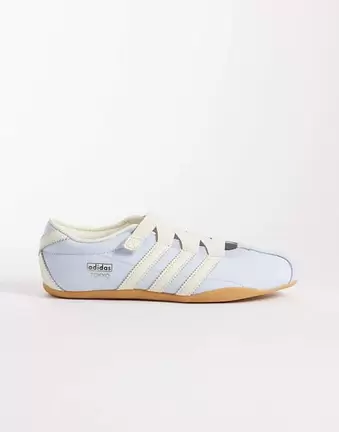 Adidas Originals Tokyo Mary Janes in light blue and white