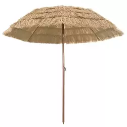 VidaXL - Parasol de jardin - Marron - Polypropylène