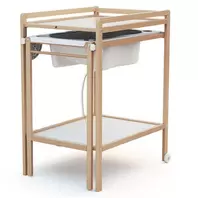Table à langer coulissante 2 en 1 Tiny avec baignoire intégrée
