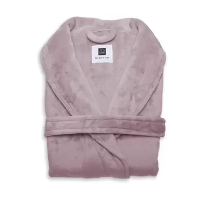 Zo! Home Cara Badjas Pale Pink - Maat XL