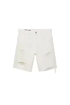 Bermuda en jean straight