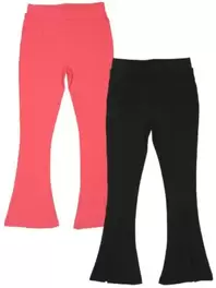Pantalon évasé côtelé fille taille 146 – 170