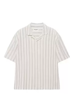 Chemise rustique rayée