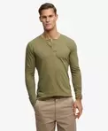 T-shirt Henley The Merchant Store Léger