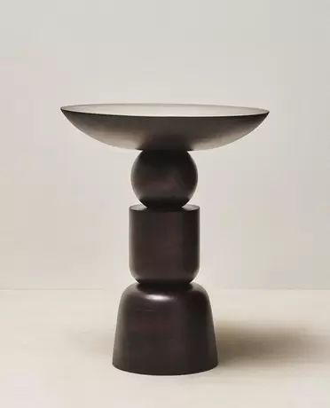 WOODEN SIDE TABLE