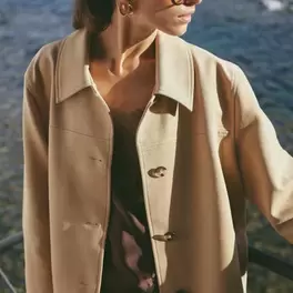 Faux suede jacket
