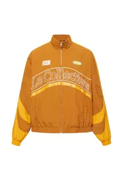 Veste à panneaux effet nylon