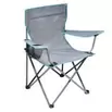 Fauteuil pêcheur pliable avec porte-boisson gris 50x50xH80cm