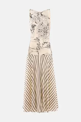 TOPSHOP Kleedje - ecru