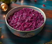 Rodekool met appel