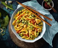 Aziatisch pangerecht met Thaise rode curry