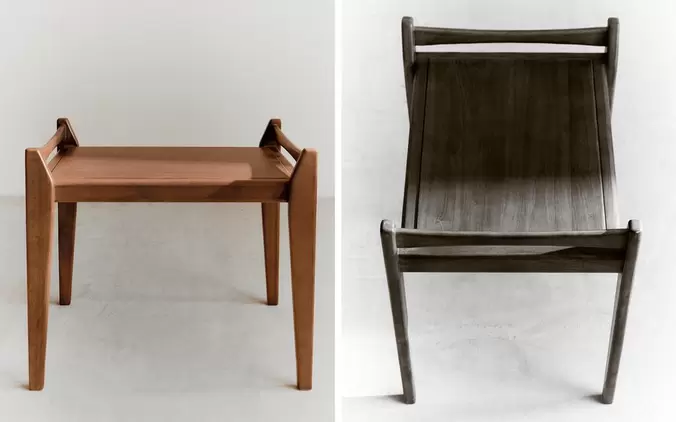 SMALL WOODEN BENCH
