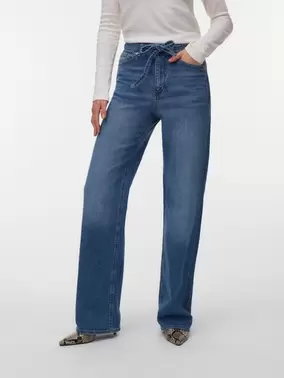 VMTESSA Taille haute Wide Leg Fit Jeans