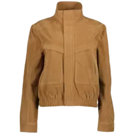 Faux suede jacket