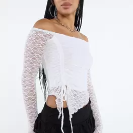 Asymmetric long sleeve