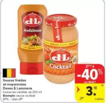 De - Sauces froides