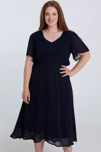 Lang unifoon Viscose jurk
