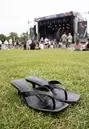 Sandalen met thong hak