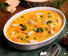 Vispannetje met fijne groenten