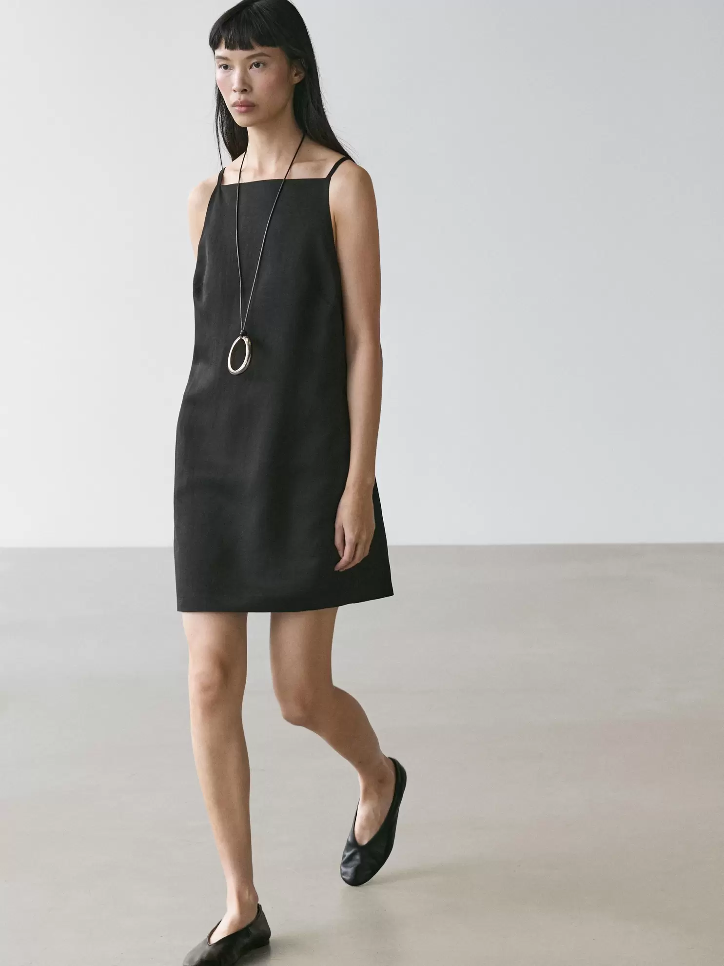 Robe courte fluide