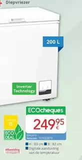 De - Diepvriezer 200 L
