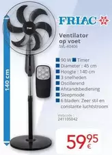 Ventilator op voet SVL-40406