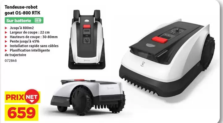 De - Tondeuse-robot goat O1-800 RTK