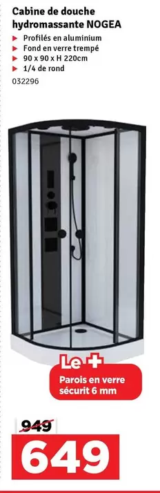 De - Cabine de douche hydromassante 013296
