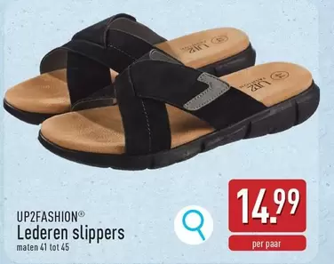 Lederen slippers