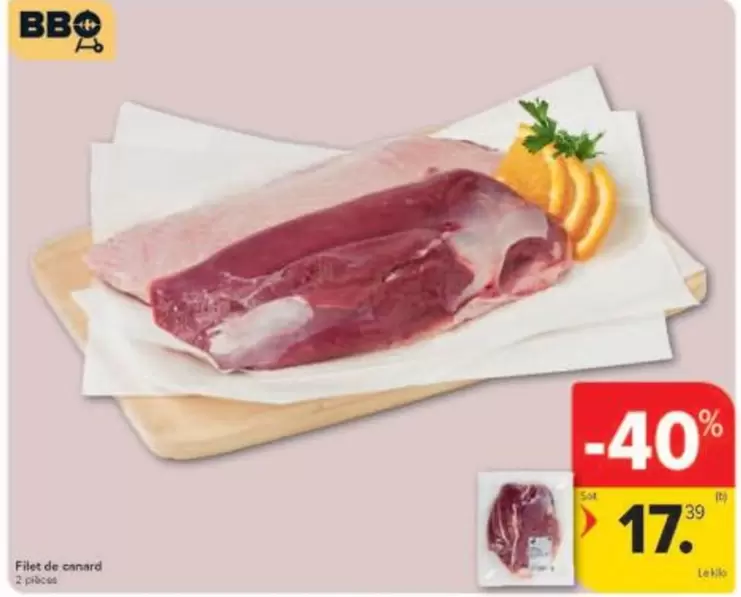 De - Filet de canard
