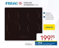De - Inductie kookplaat IP6091