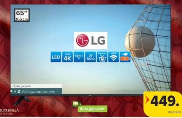 65" LED 4K Smart TV
