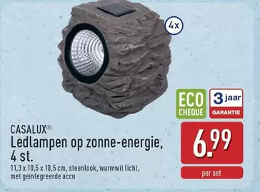 Ledlampen op zonne-energie
