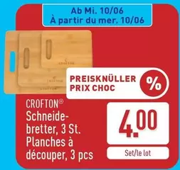 Schneidebretter, 3 St. / Planches à découper, 3 pcs
