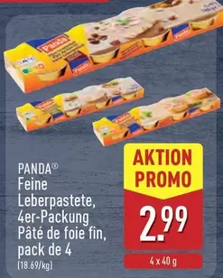 Panda - Feine Leberpastete, 4er-Packung