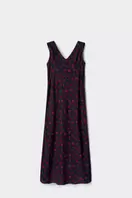 Vestido midi tirantes frutas