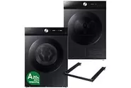 SAMSUNG wasmachine WW11DB7B34GBU3 + Samsung droogkast warmtepomp DV90DB7845GBU3 + stapelkit (bundel) MDA Bundel