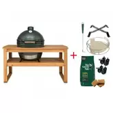 Starterspack Table Eucalyptus Barbecue Kamado XLarge 9 pcs