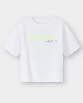 T-shirt à imprimé au dos, loose fit