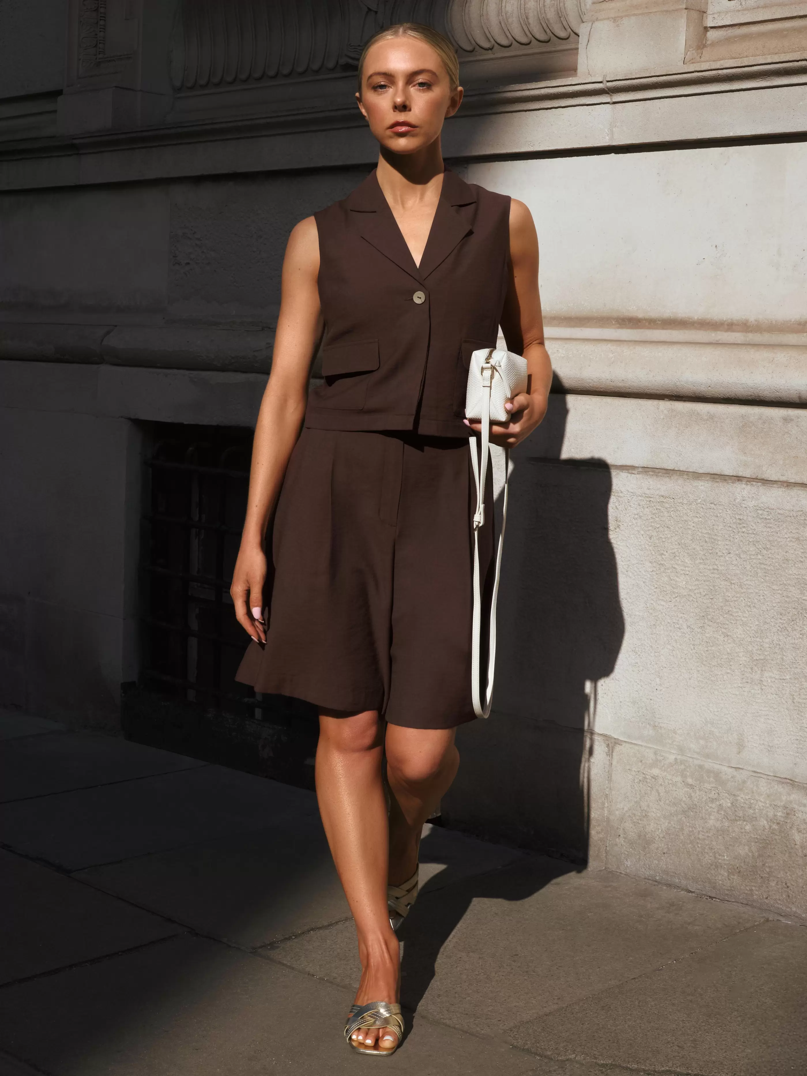 MAJOR FIND | Gilet de costume court décontracté