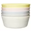 Bol à pique-nique plastique réutilisable Ø11,5xH5cm (5 pièces)