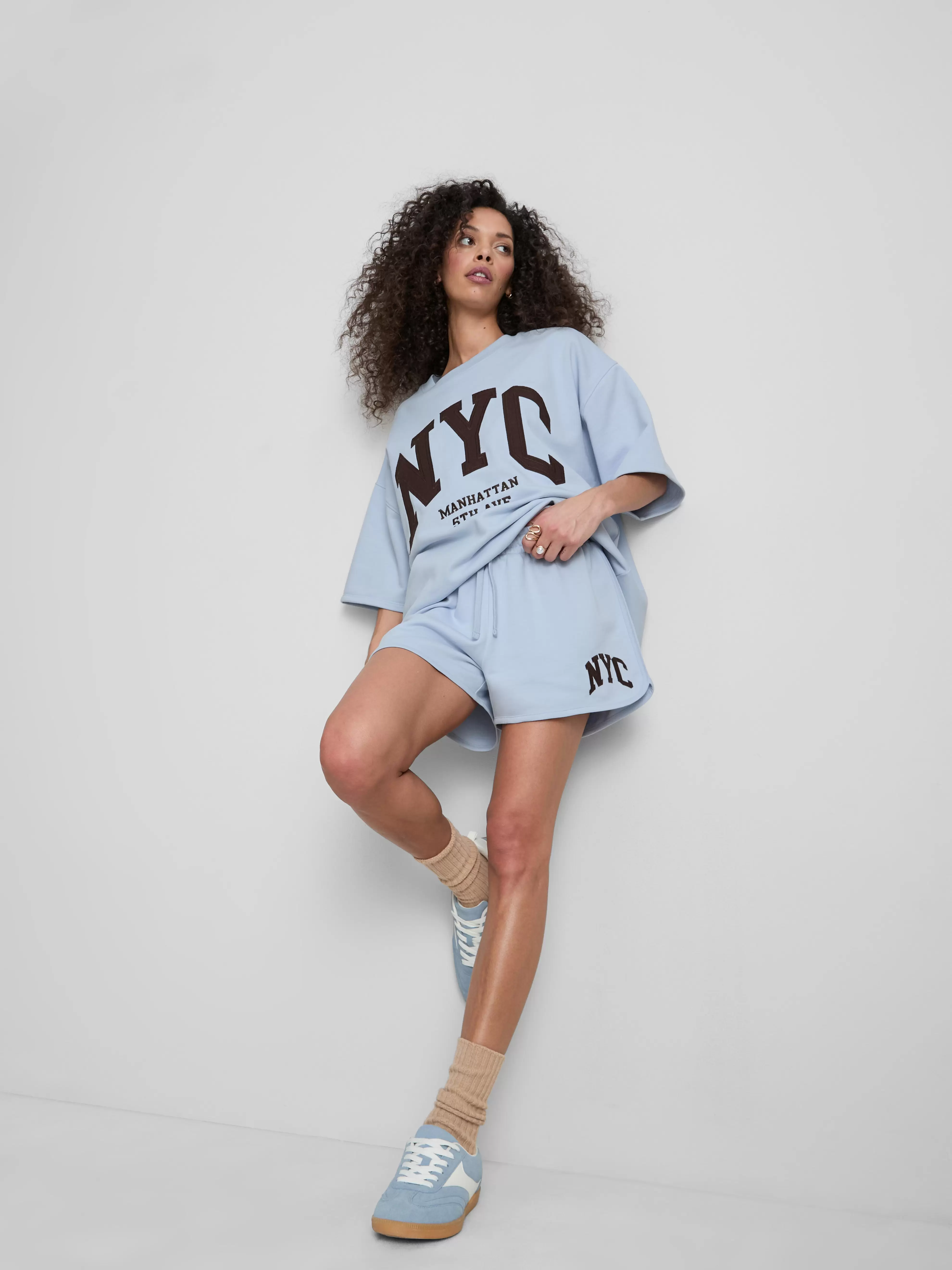 Short décontracté en coton majoritaire NYC